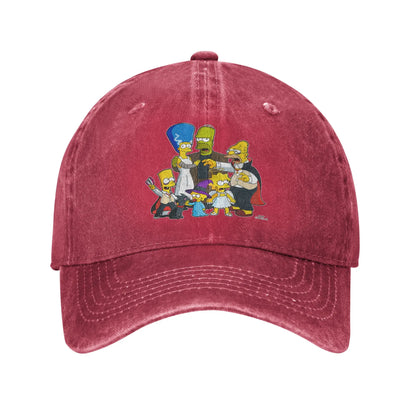 The S-simpson Family Treehouse of Horror Casual Baseball Cap
