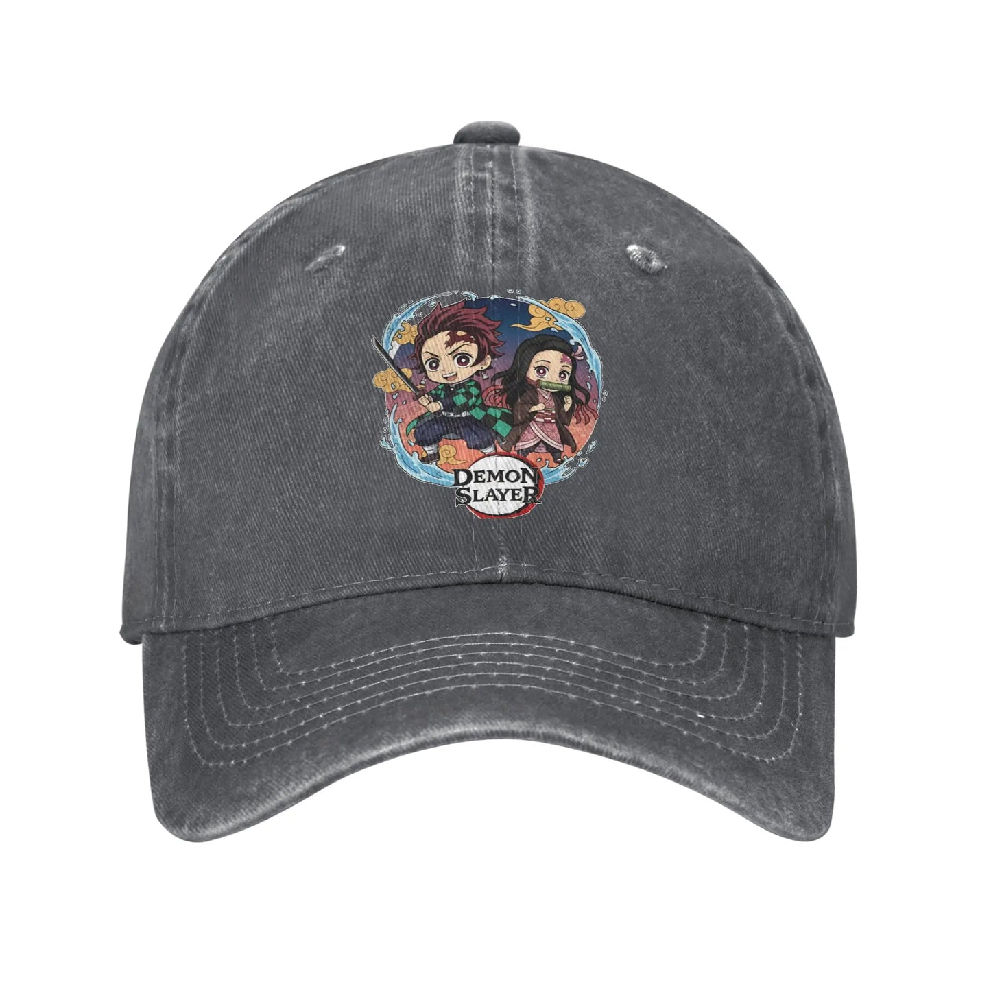 Demon Slayer  Multicolor Hat Peaked Baseball Hat