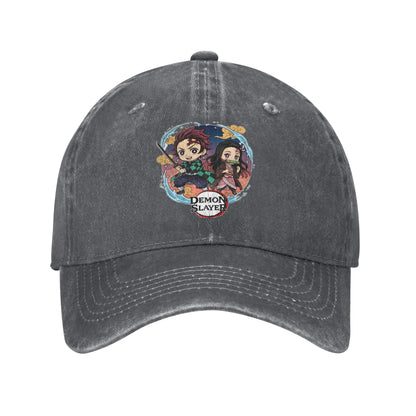 Demon Slayer  Multicolor Hat Peaked Baseball Hat