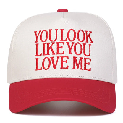 YOULOOK LIKE YOU Letter Embroidery Baseball Caps