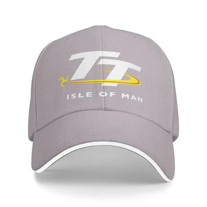 Isle of Man TT Races Motorcycle Print Baseball Cap