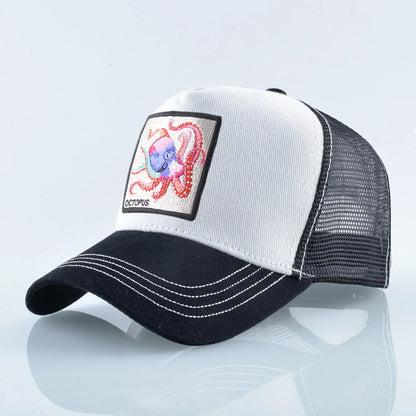 Unisex Baseball Cap With Octopus Patch For Men And Women Four Season