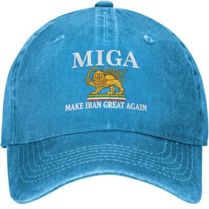 Miga Make Iran Great Again Usa Baseball Cap