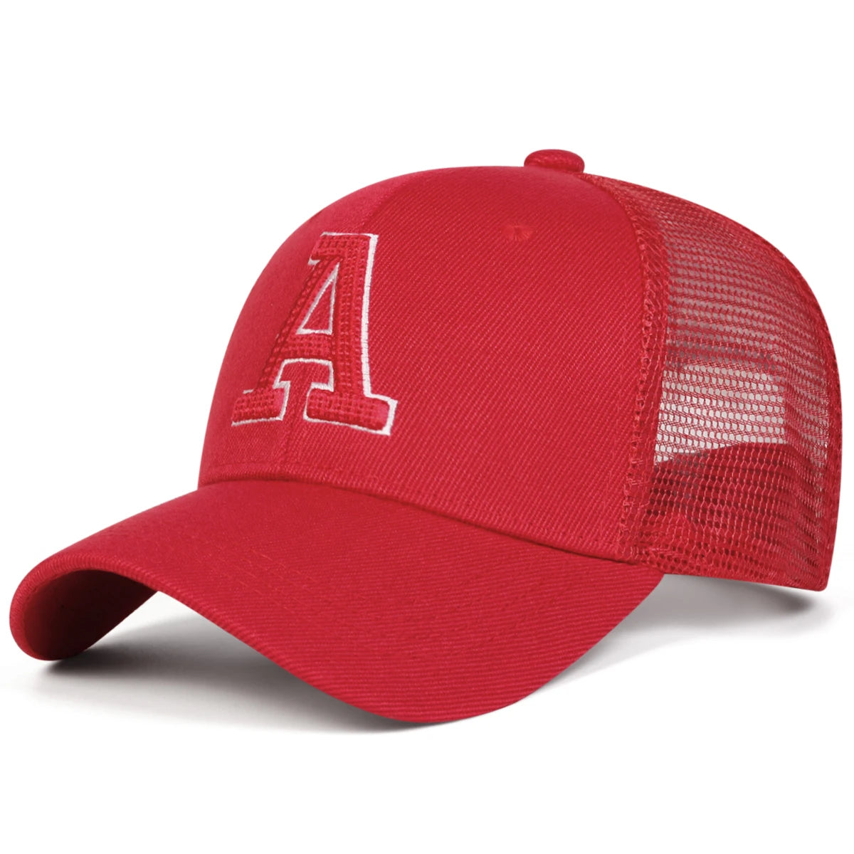 Unisex A Letter Embroidery Baseball Caps