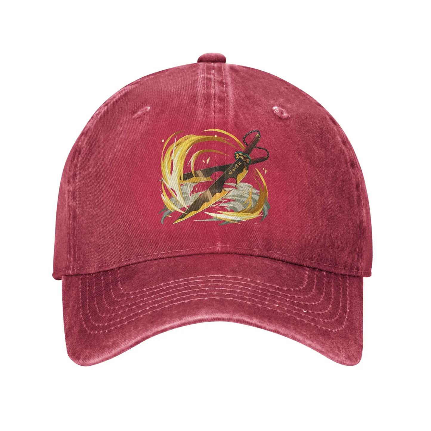 Pure Color Dad Hats Sound Baseball Caps Demon Slayer