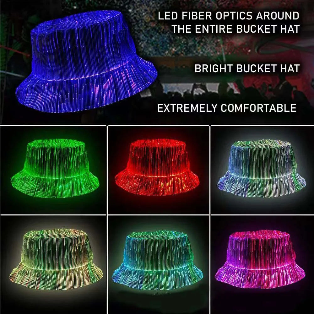 Fashionable Led Mutil-Color Luminous Glowing Hat