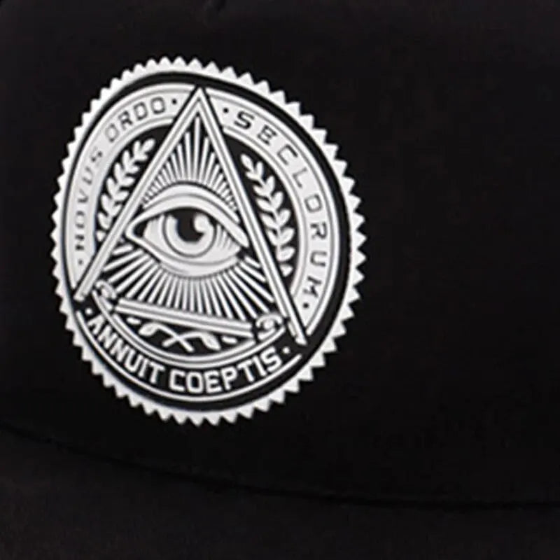 New Baseball Cap Eye Pattern Man Women Snapback Caps