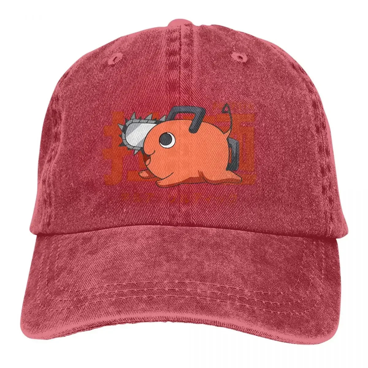 Pure Color Cowboy Hats Pochita Ramen Women Baseball Caps Chainsaw Man Anime Peaked