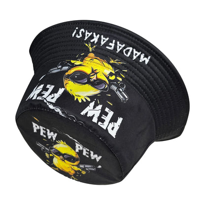 Cool Duck'Pew Pew' 3D Graphic Fisherman Hat