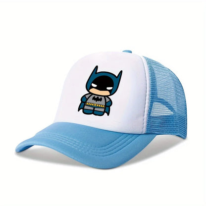 Batman Cartoon Print Baseball Cap