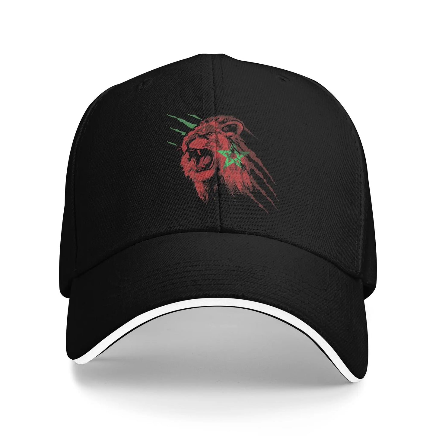 New Design Baseball Cap Morocco Heart Flag Morocco Of Arms Wear