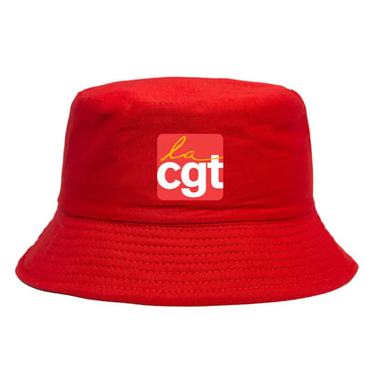 France CGT Reversible Bucket Hats Girl Boy Cotton Summer Hat Men Women