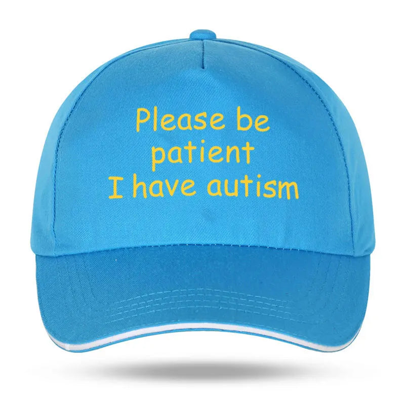 Please Be Patient I Have Autism Cap Baseball Cap