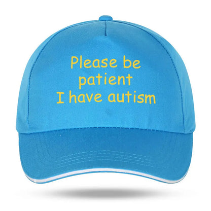Please Be Patient I Have Autism Cap Baseball Cap