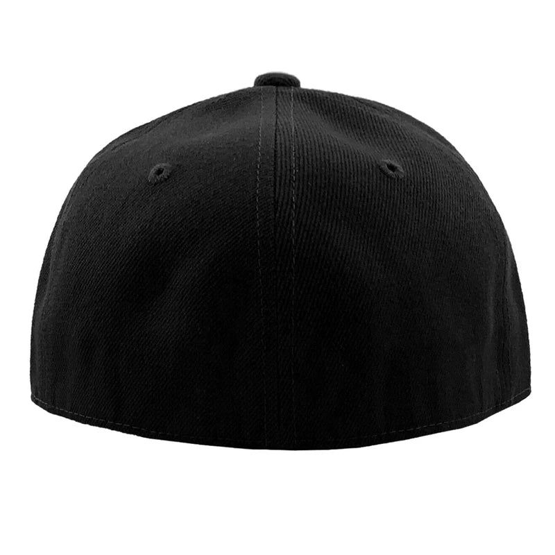 Full Closed Fitted Cap Hat New York Size Plus Large Trucker Men Bill Hip Hop Plain