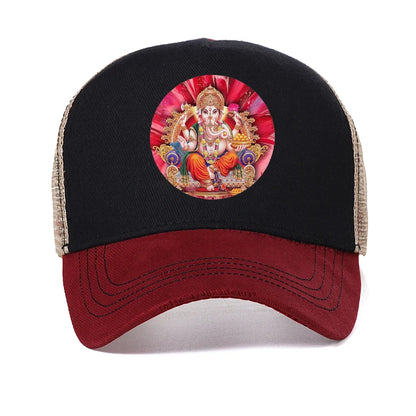 Ganesha Fashion Casual hat Hindu God of Wisdom Baseball Cap
