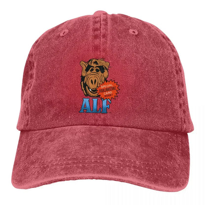 ALF The Animated Series Multicolor Hat Peaked Men Women's Cowboy Cap Retro TV Baseball Caps