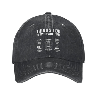 Things I Do in My Spare Time Chicken Lover Baseball Cap