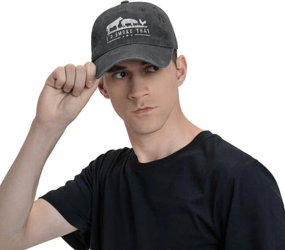 I'd Smoke That Patriot BBQ Barbeque Cook Chef Unisex Baseball Cap