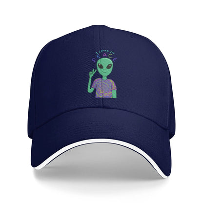 UFO We Come In Space Alien Baseball Cap