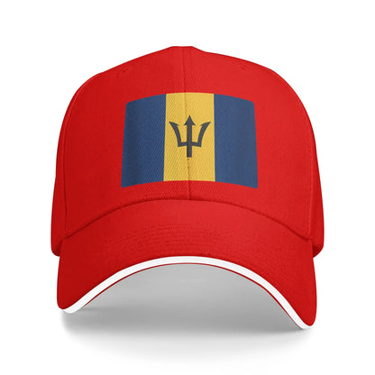 Barbadian Flag of Barbados Sun Baseball Cap