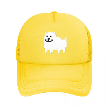 Undertale Annoying Dog Mesh Baseball Caps