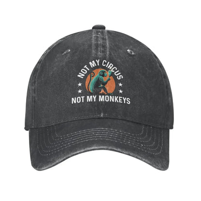 Not My Circus Not My Monkeys Hat Women Baseball Hat