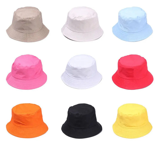 Women Men Bucket Hat Anti-UV Beach Sun Hat Summer Sunscreen Panama Hat