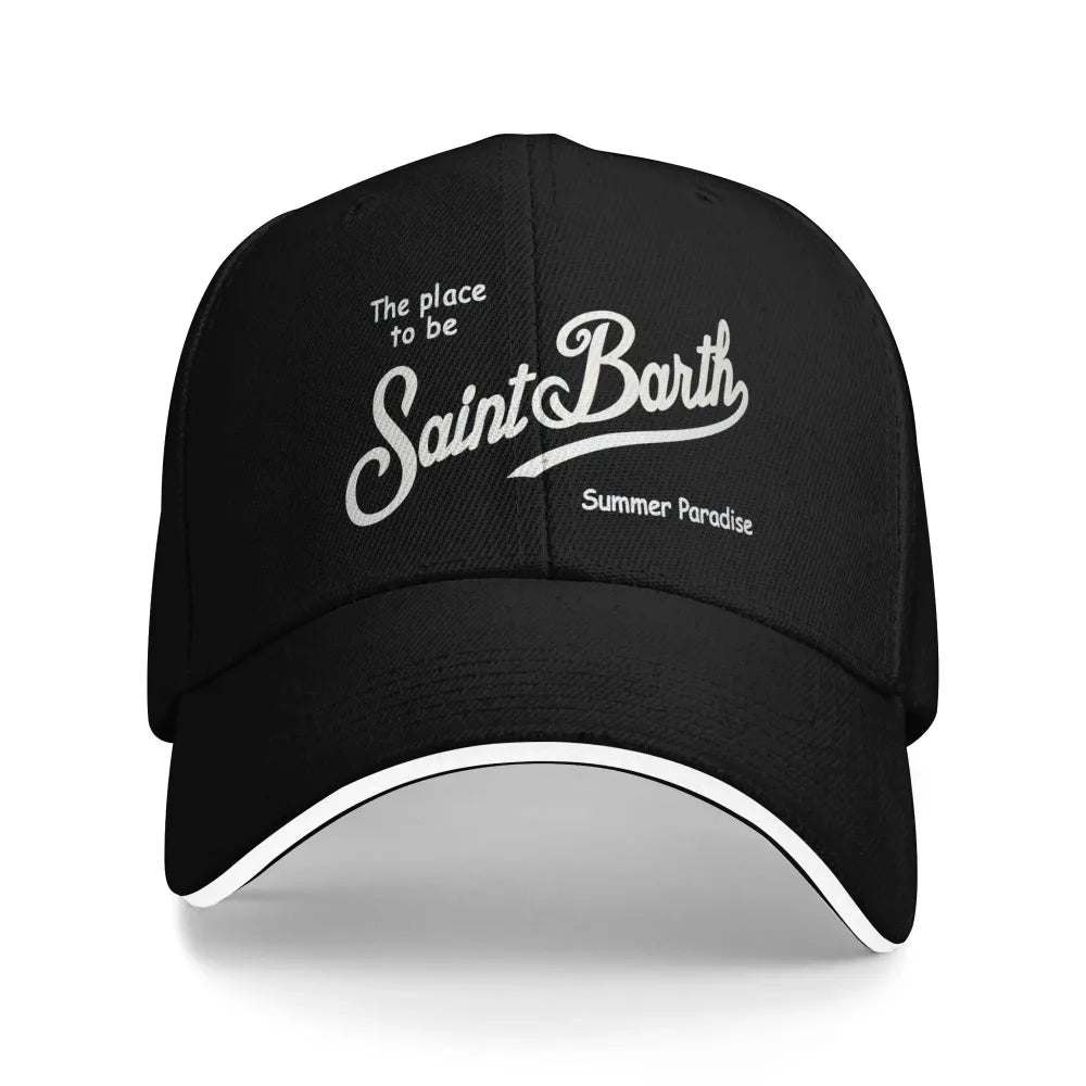 S-Saint Barth Casual Baseball Cap Fashion Outdoor Gym Trucker Hat Baseball Caps