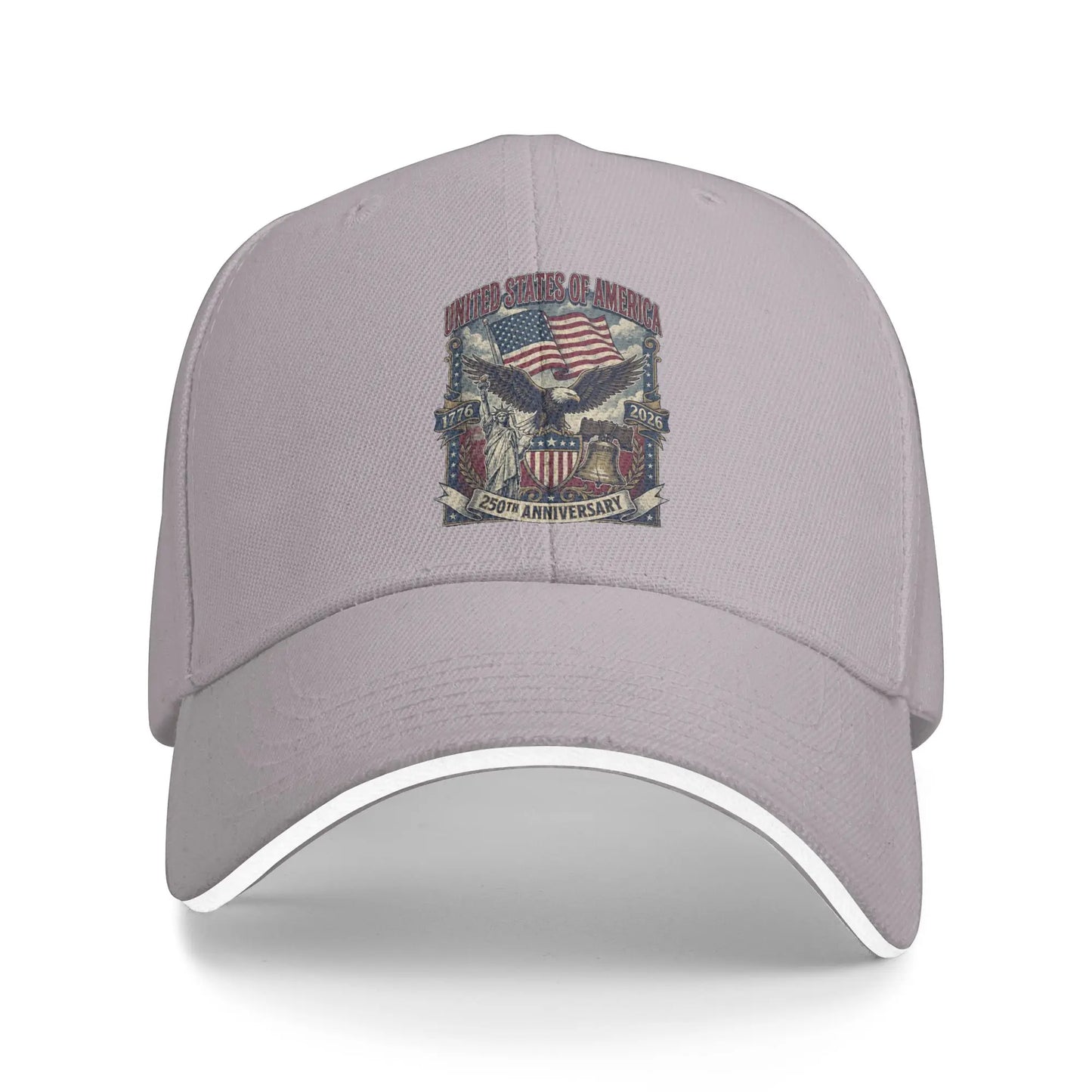 America 250th Anniversary Flag Eagle Liberty USA 250 Year Baseball Cap