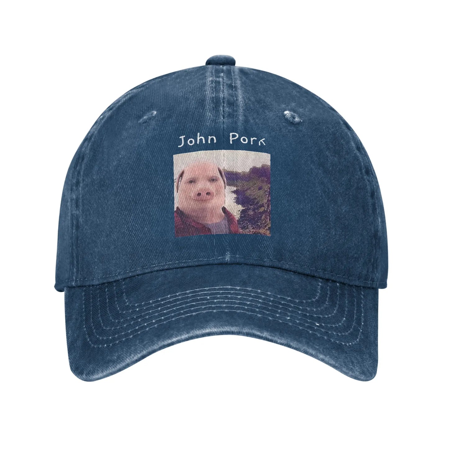 John Pork Is Calling Answer Call Phone Baseball Cap