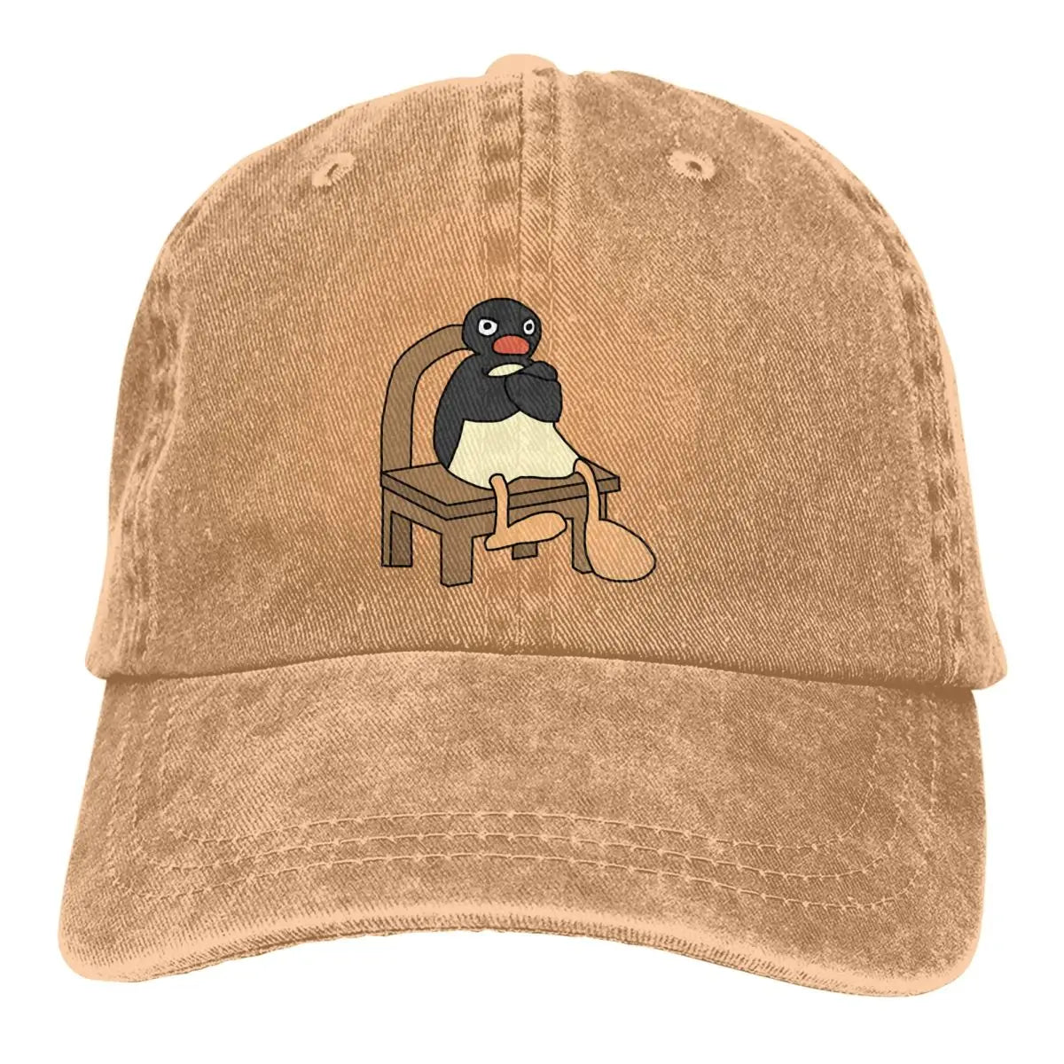 Pure Color Dad Hats Angry Pingu Women's Hat Sun Visor Baseball Caps Noot Pingu Pinga Penguin