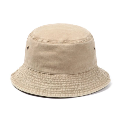 Fashion Denim Washed Bucket Hat Retro Foldable Fisherman Cap For Women Men