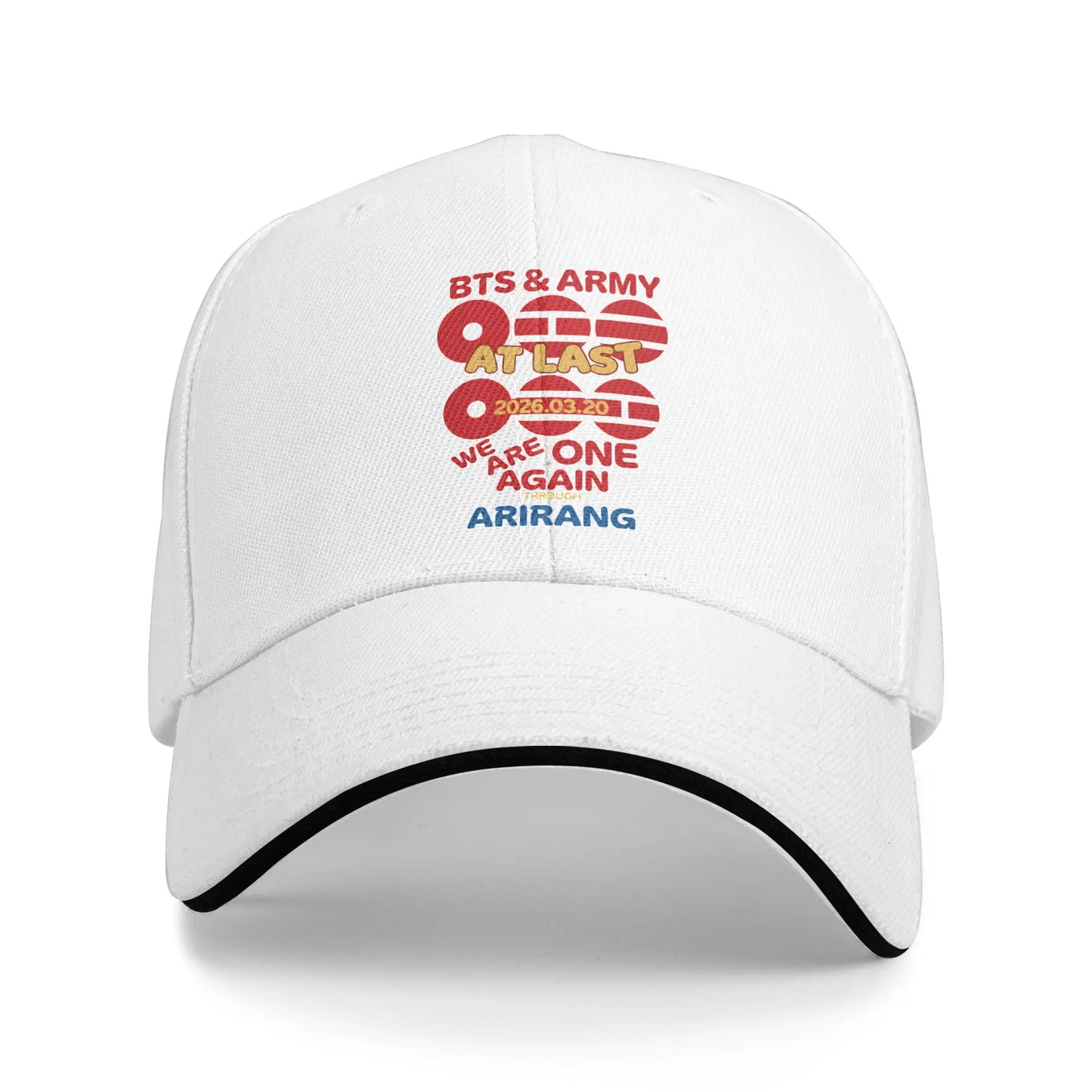 Arirang Album Tour Baseball Cap Retro BT is Back Sandwich Hats Men Women
