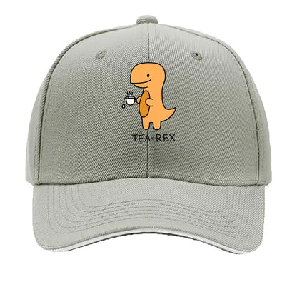 Tea Rex Dinosaur Tea Time Baseball Cap