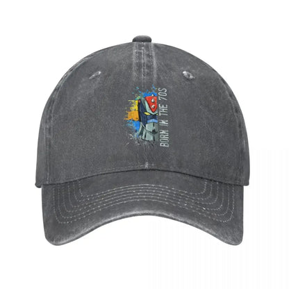 Hip Hop Wash UFO Robot Grandizer Goldrake 70s Anime Goldorak Vegan Baseball Caps
