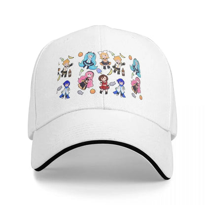 Unisex Baseball Hats Vocaloid Chibi Chaos! Miku