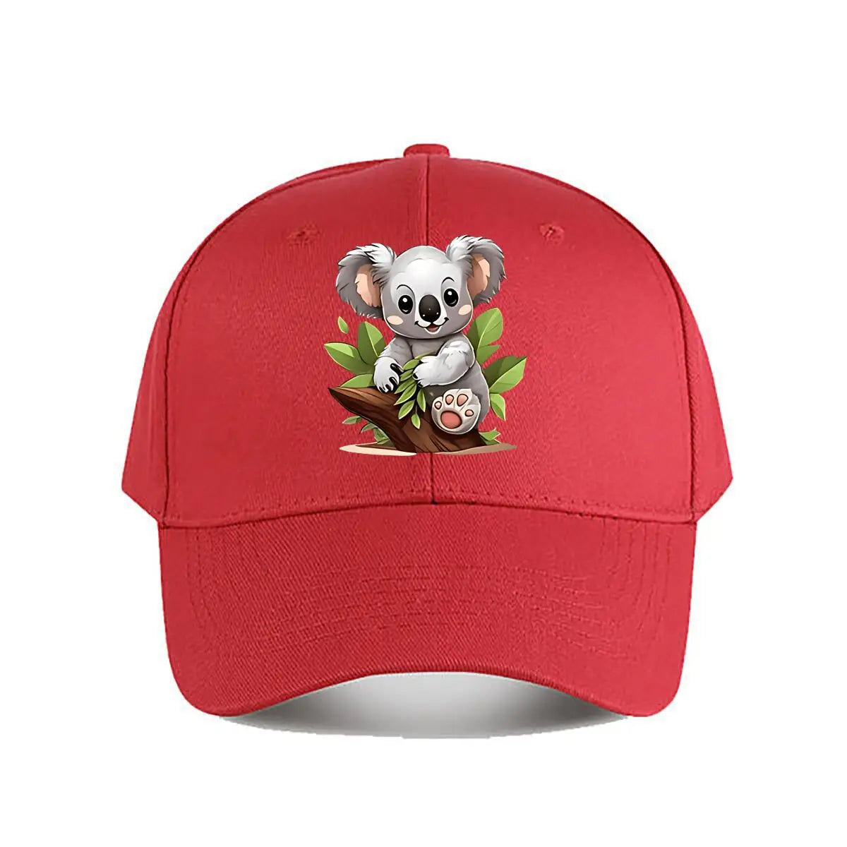 Cute Cartoon Koala Plush Toy Kids Room Decor Baseball Cap