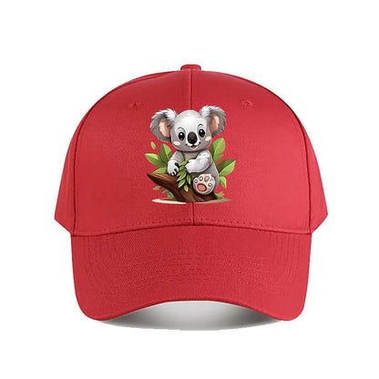 Cute Cartoon Koala Plush Toy Kids Room Decor Baseball Cap