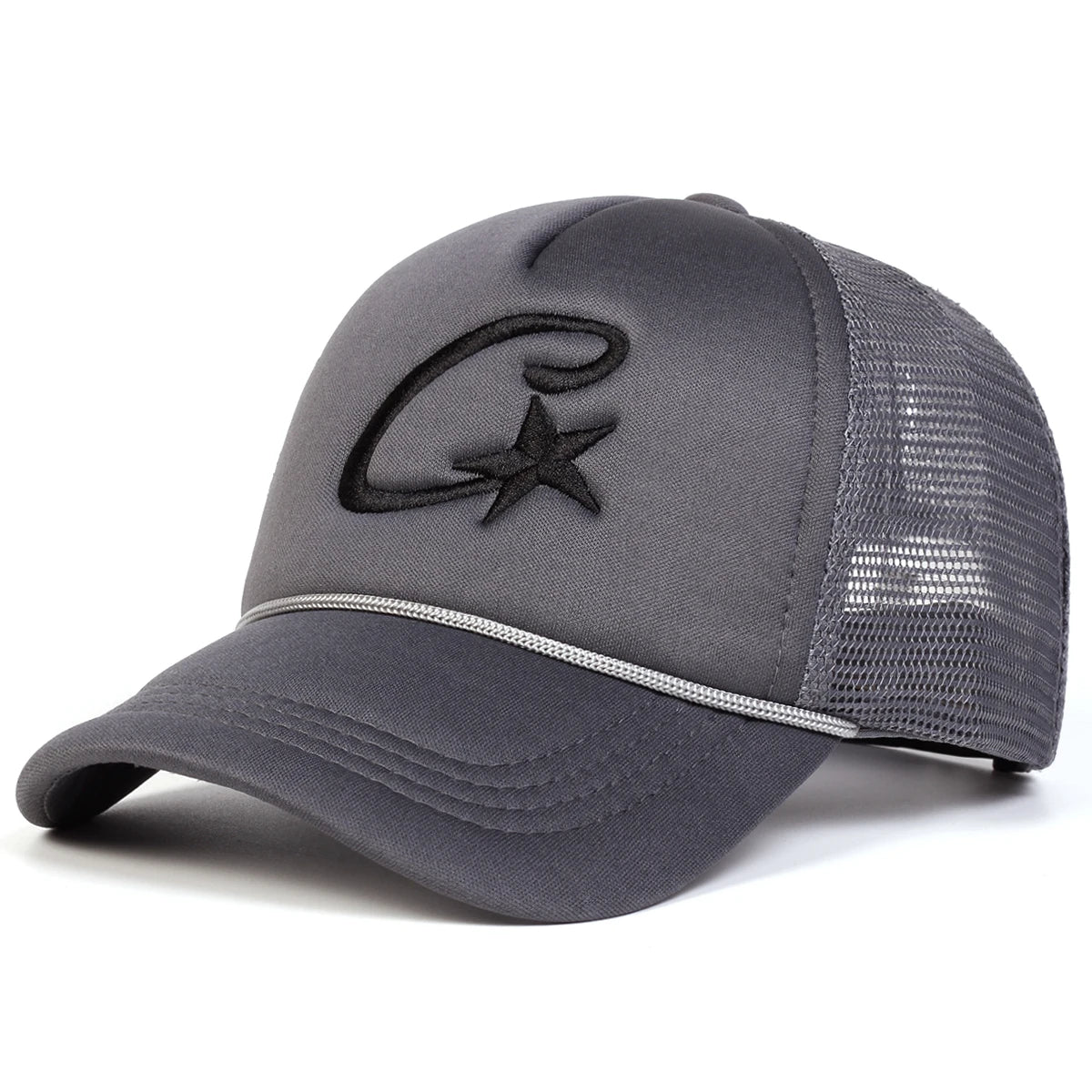 Unisex C Letter Pentagram Embroidery Baseball Caps