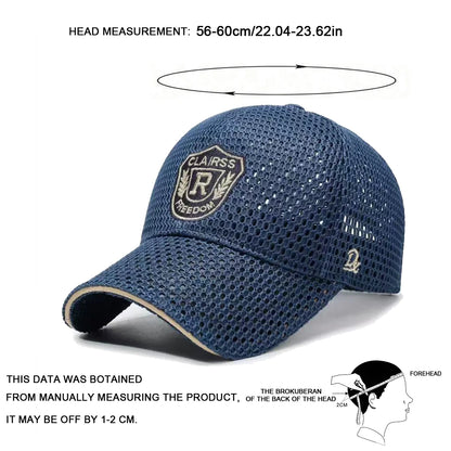 Unisex Baseball Net Caps Spring Summer Outdoor