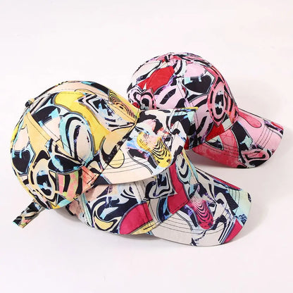 Spring Summer Hat Graffiti Baseball Cap