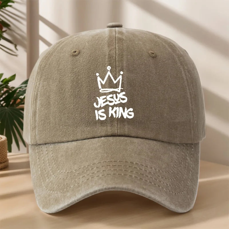 Crown Patterned Baseball Cap