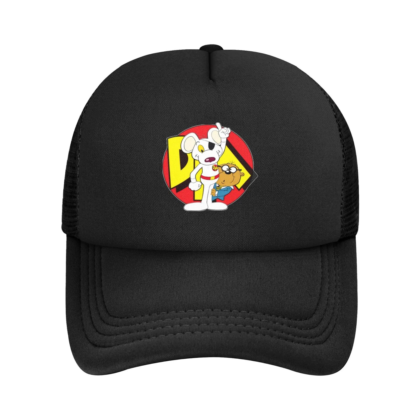 Adult Danger Mouse And Penfold Pulp Fiction Trucker Hat Baseball Caps