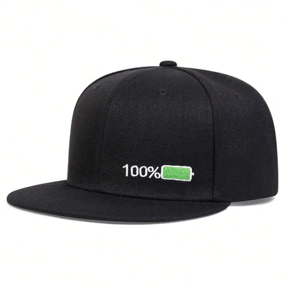Unisex Battery Embroidery Hip-hop Hats Spring Autumn