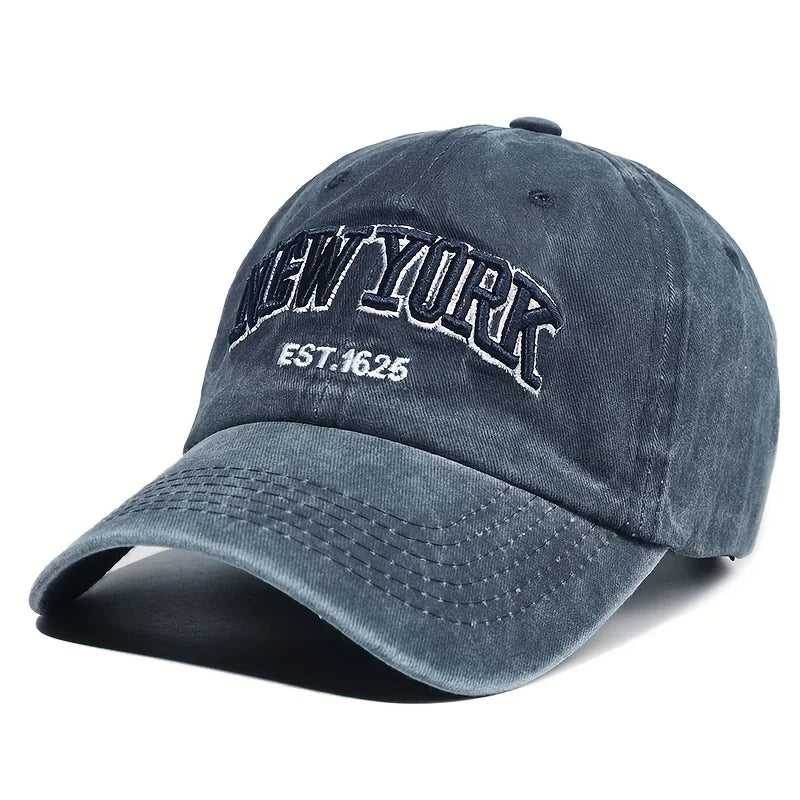 Embroidered Letter Baseball Cap For Men And Women