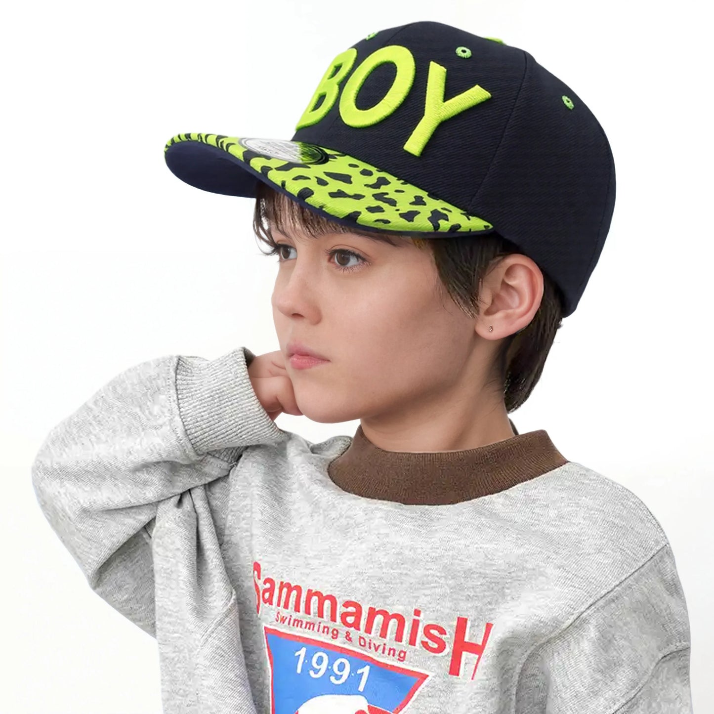 New Fashion Summer Kids Snapback Cap Adjustable Boys Outdoor