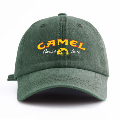 CAMEL Print Washed Baseball Cap For Adults