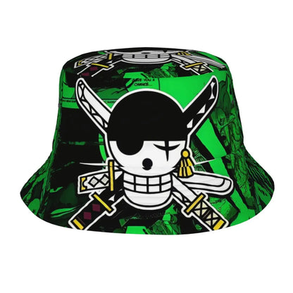 Bucket Hat One Piece Zoro Skull