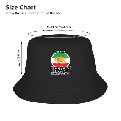 Make Iran Great Again Lion Bucket Hat